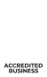 bbb-white-icon - Ferraro Law Firm BBB Accredited business badge icon